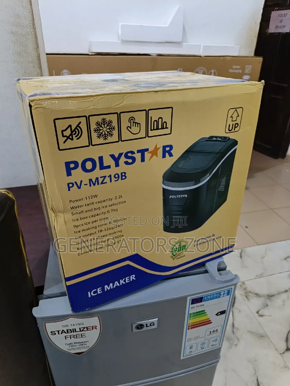 Fresh Ice, Fast and Simple With Polystar Ice Maker