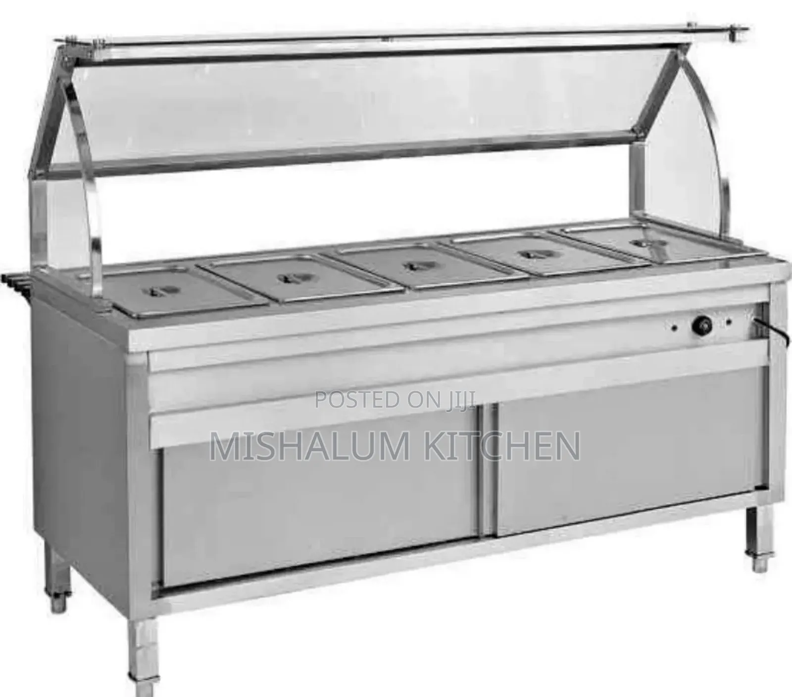 Neatly Used Foreign Standing Good Food Warmer With Cabinet