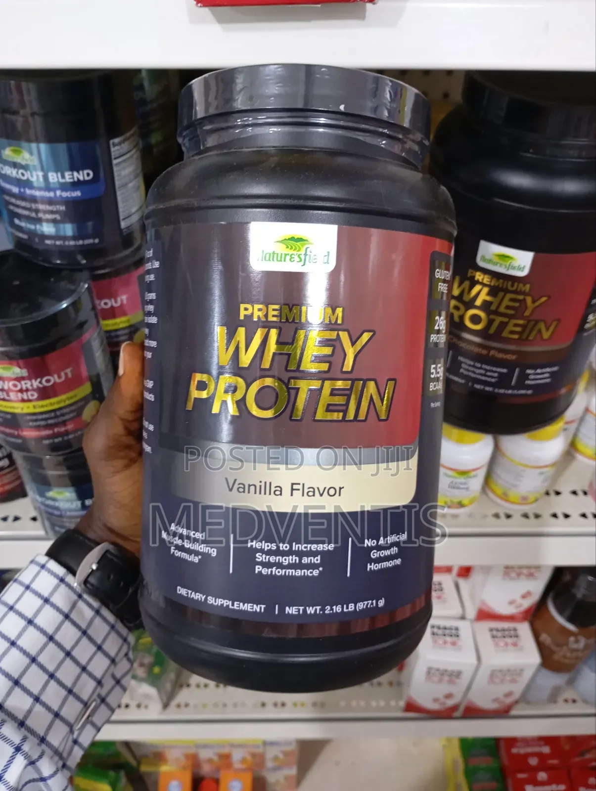 Nature's Field Premium Whey Protein Powder 26g
