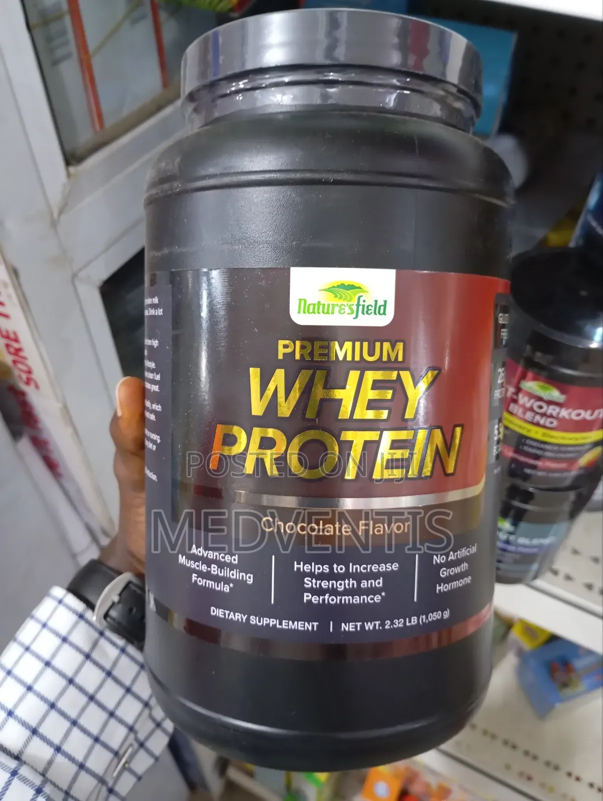 Nature's Field Premium Whey Protein Powder 26g