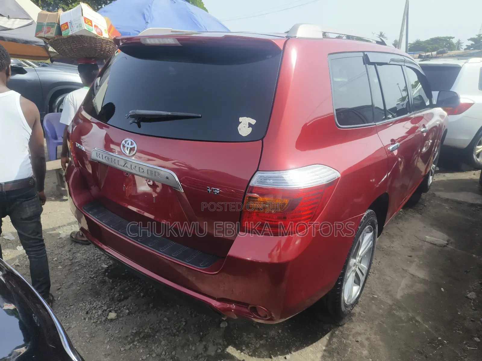 Toyota Highlander Sport 2008 Red