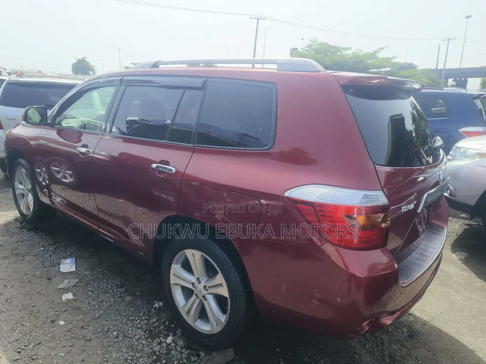 Toyota Highlander Sport 2008 Red