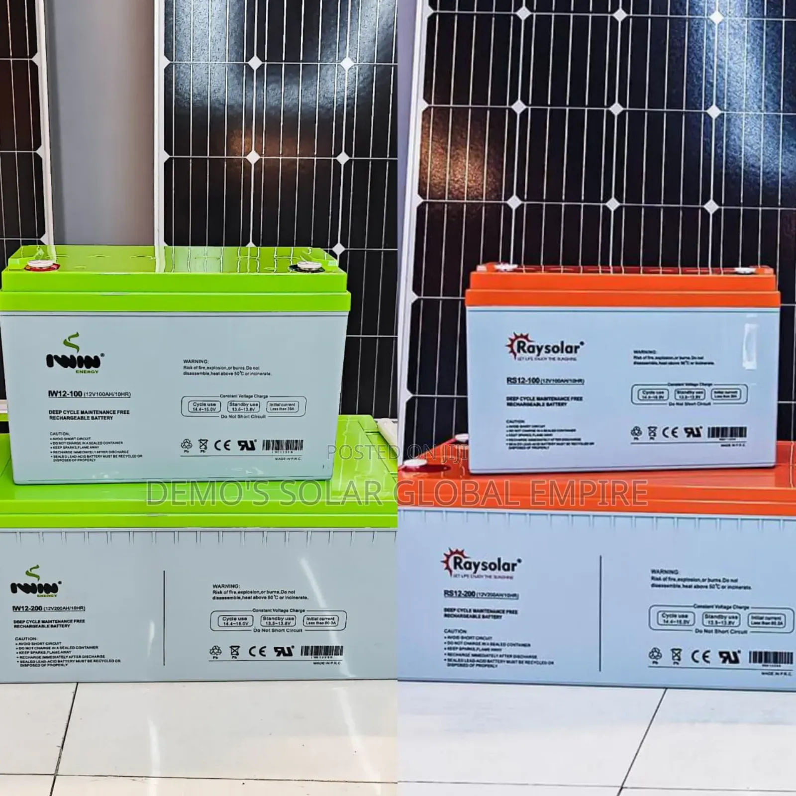 Iwin Dry Cell Battery 200ahs