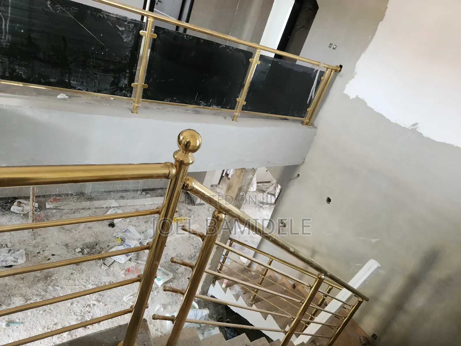 Stainless Steel Rails, Glass , Staircase , Rainlings