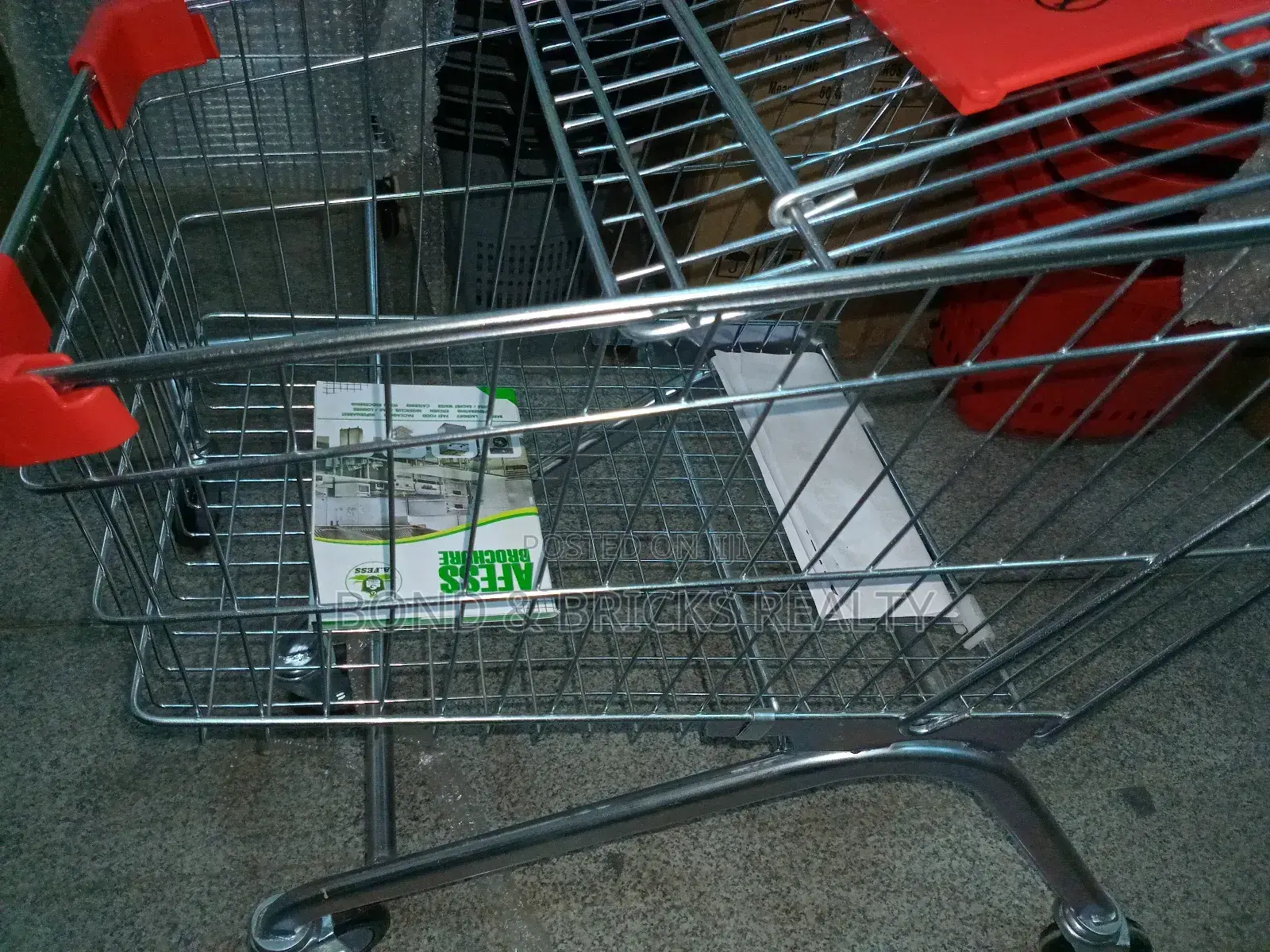 Afess 80l Supermarket Unique Trolley
