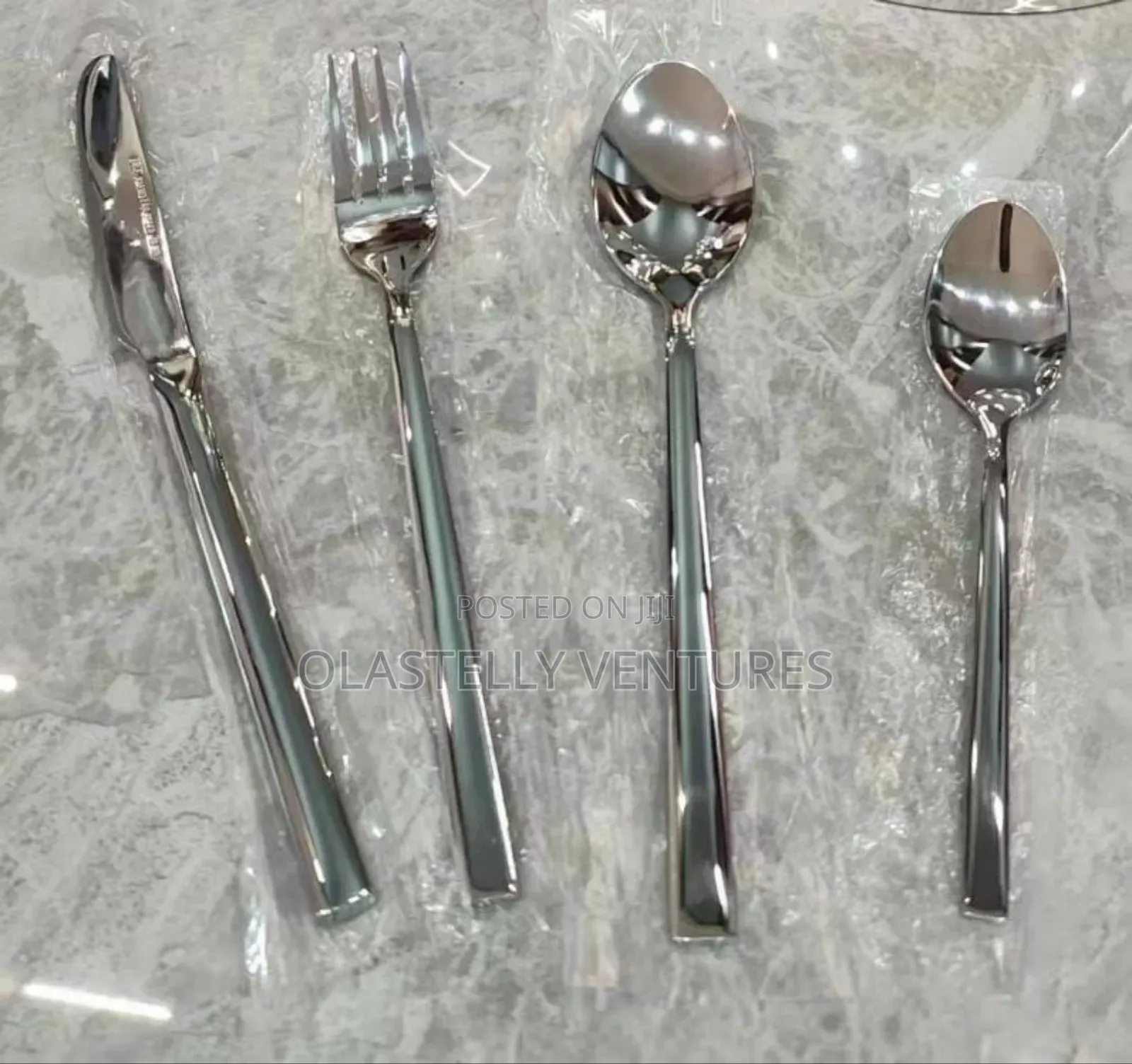 Usa Silver Spoon and Fork Knife and Tea Spoon Hom
