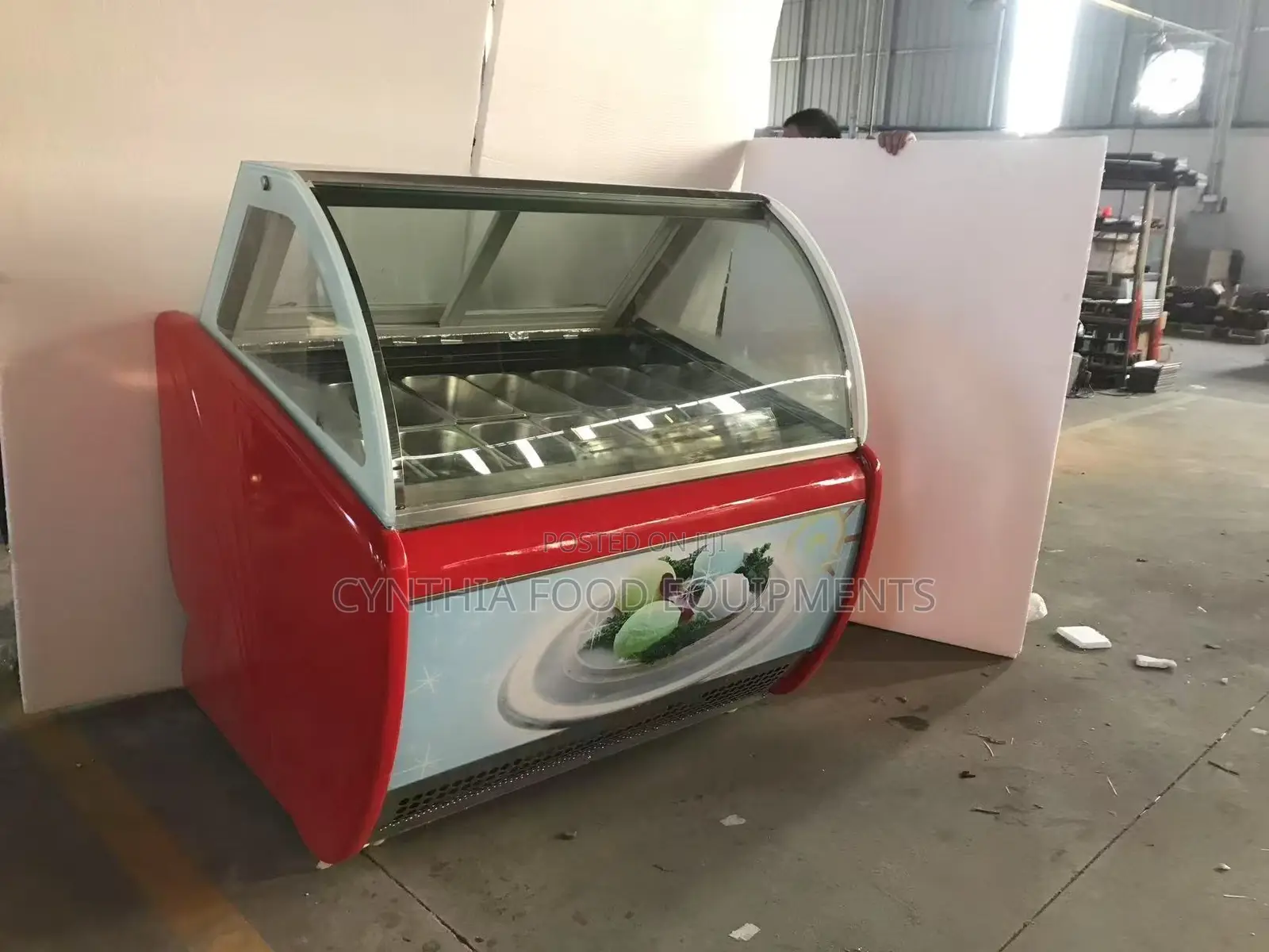 Hard Ice Cream Display