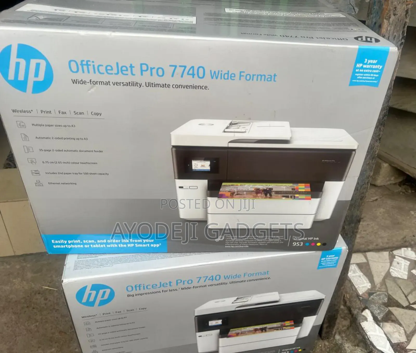 Hp Officejet Pro 7740 Wide Format All-in-One Printer