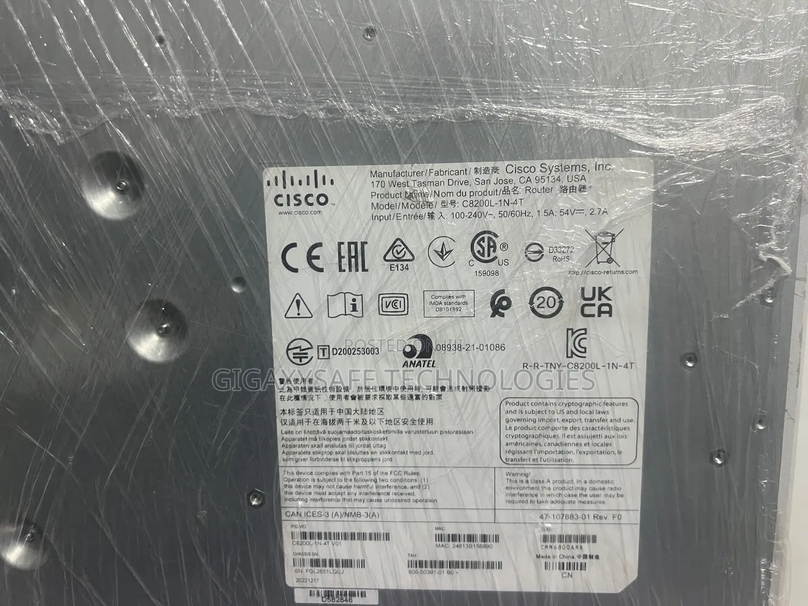 Cisco Catalyst 8200l With 1-Nim Slot and 4x1g Wan Ports