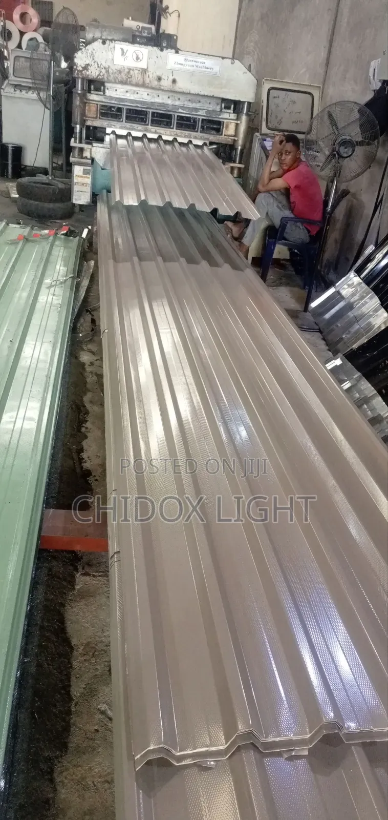 0.50 Long Span Aluminum Roofing Design Oven Baked Grey Beige