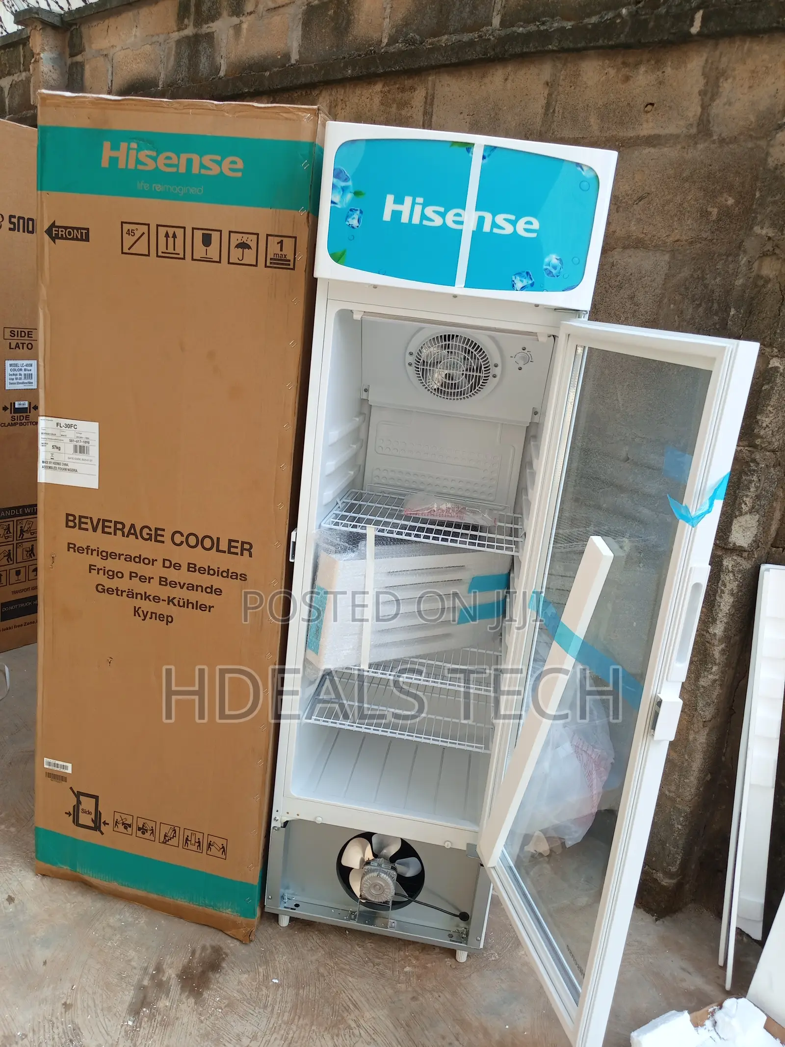 Modern Glass-Door Chiller – Hisense Fl-30fc