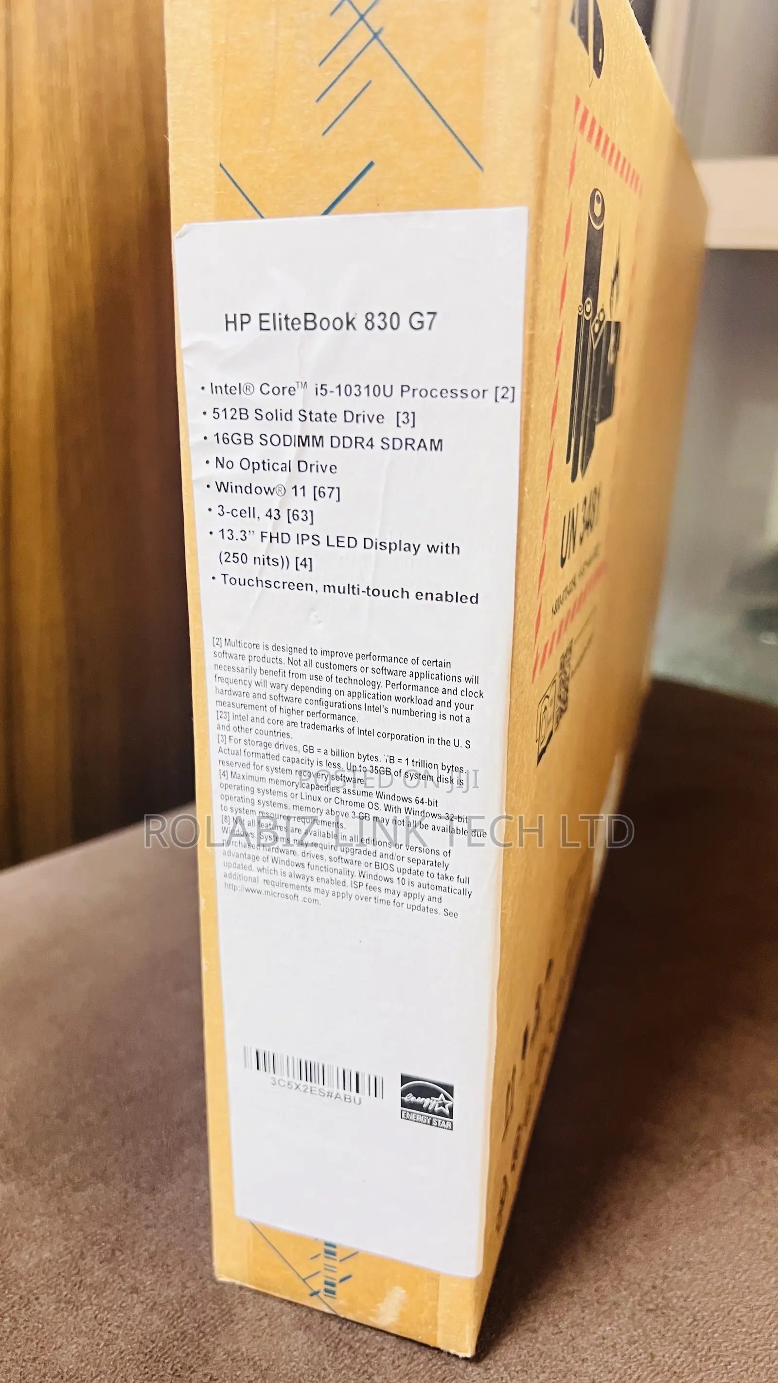New Laptop HP EliteBook 830 G7 16GB Intel Core I5 SSD 1T