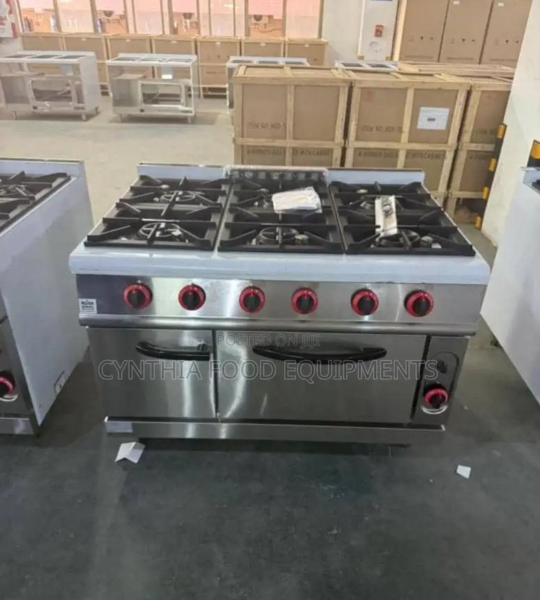 6 Burner Gas Cooker With Oven