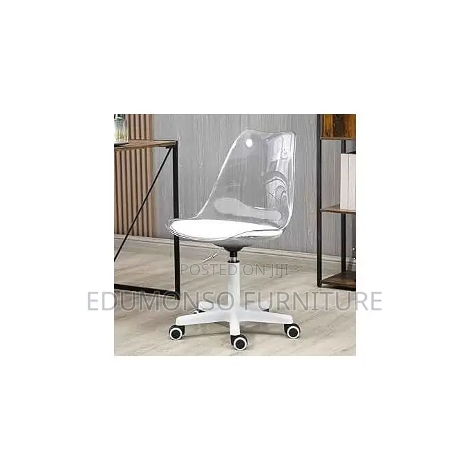 Home Office Transparent Tulip Swivel Chair