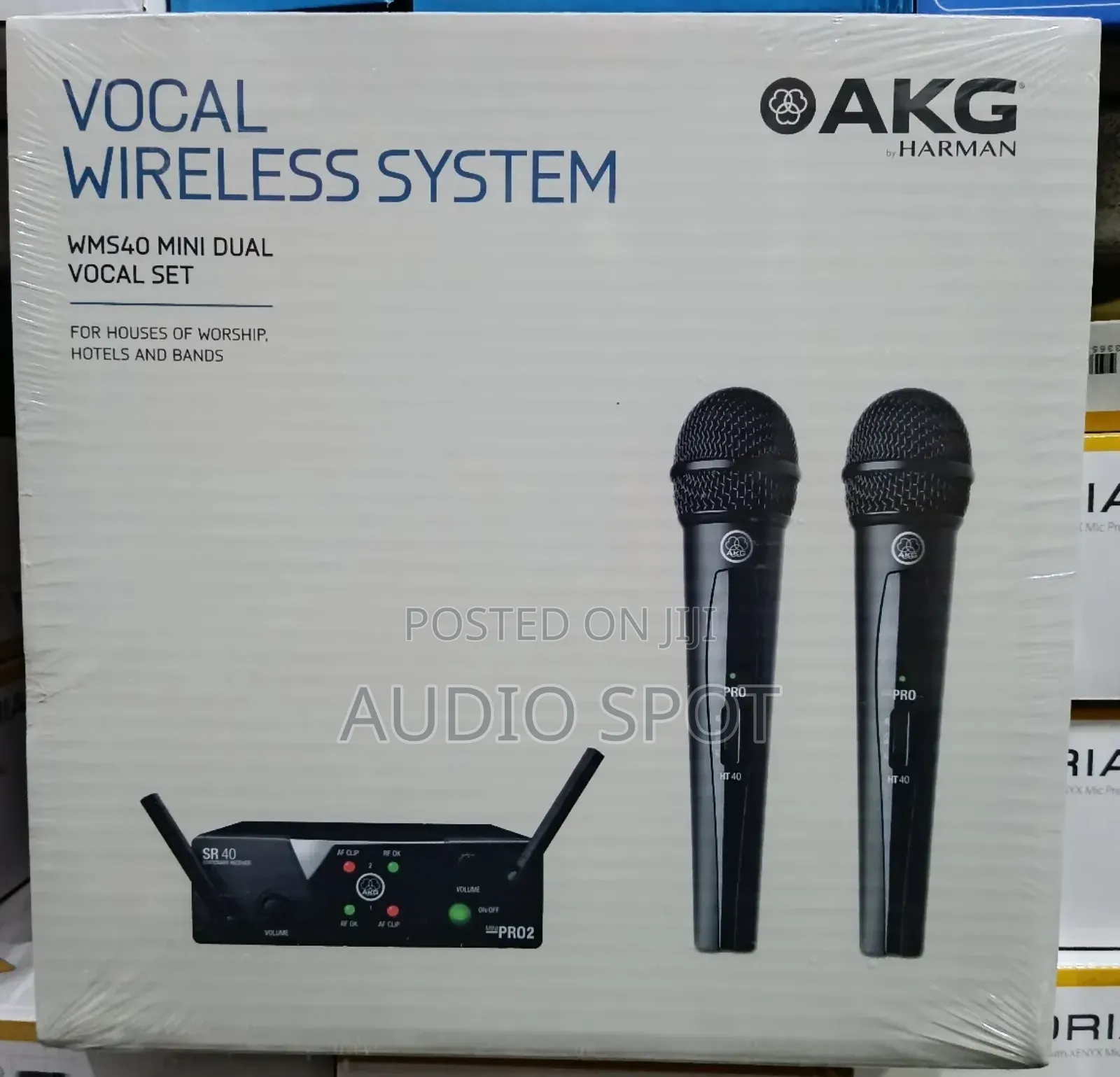 Akg Wms-40 Vocal Wireless System Mini Dual Vocal Set