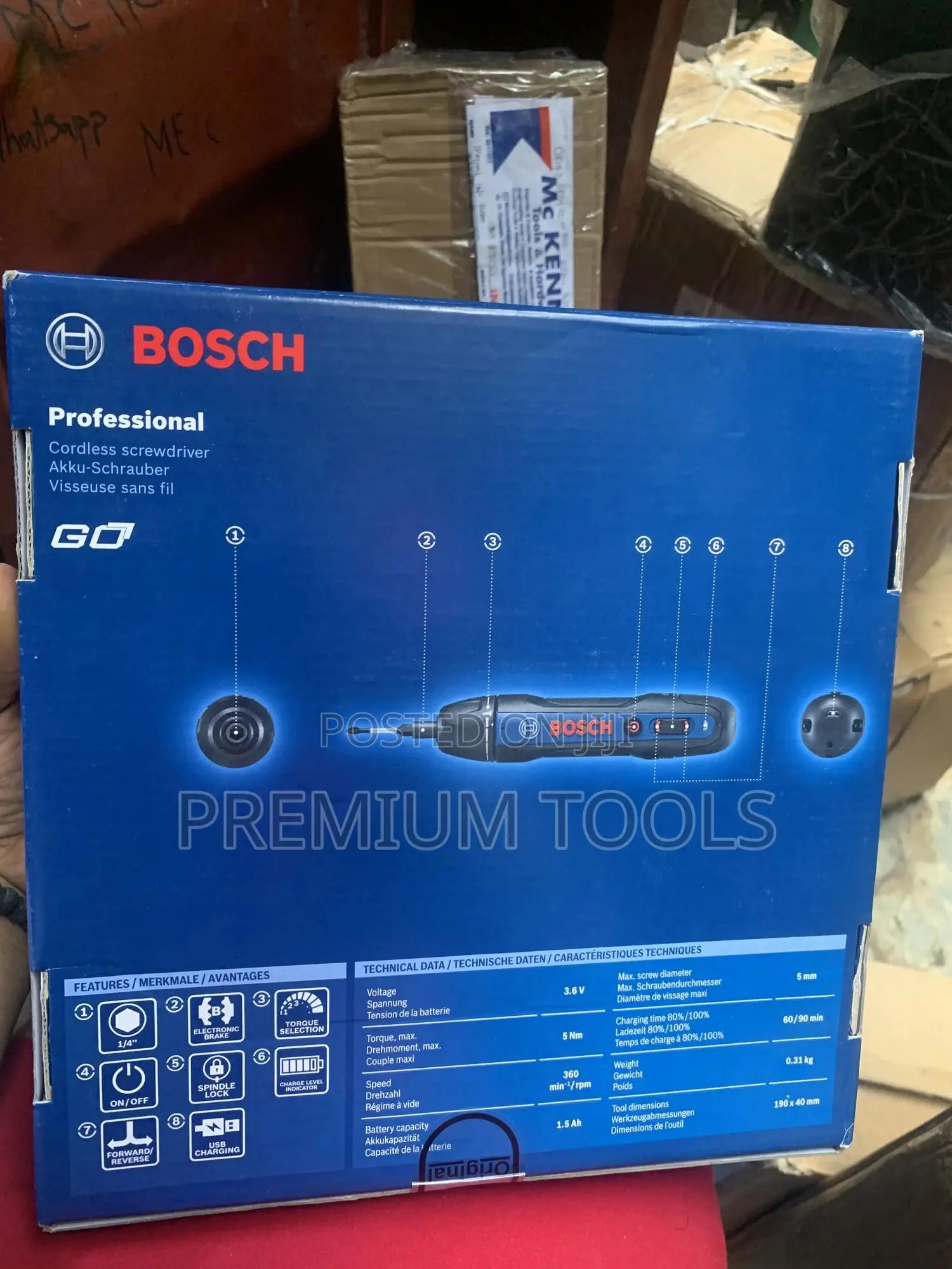 Bosch Professional Cordless Screwdriver