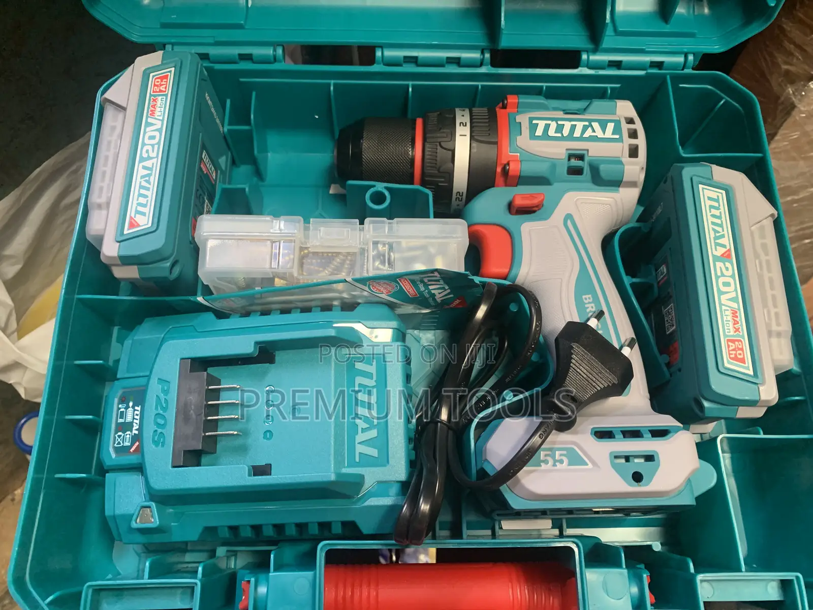 Total Battery Drill With Two Batteries