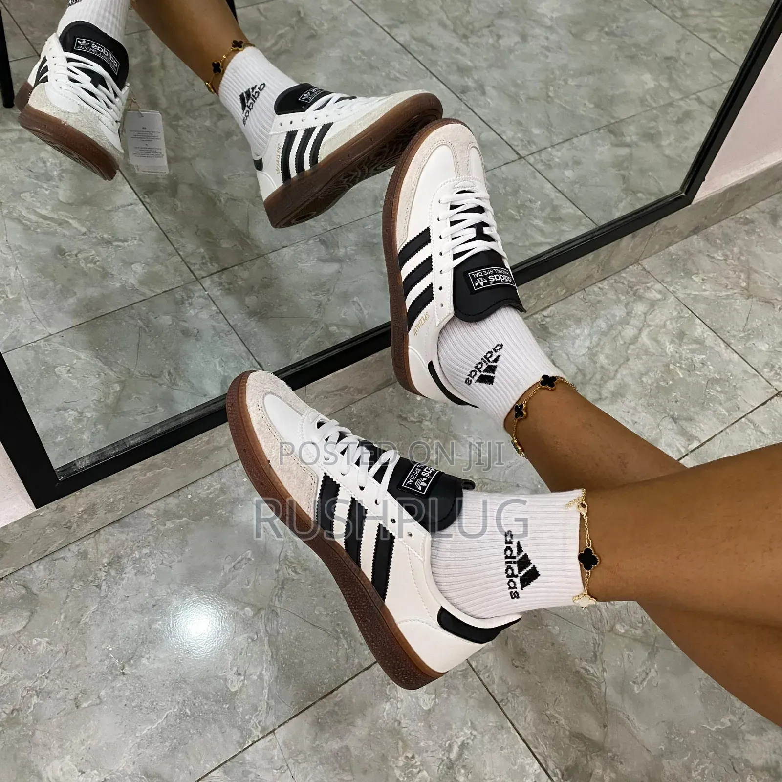 Adidas Handball Spezial White Black Gum Sneakers