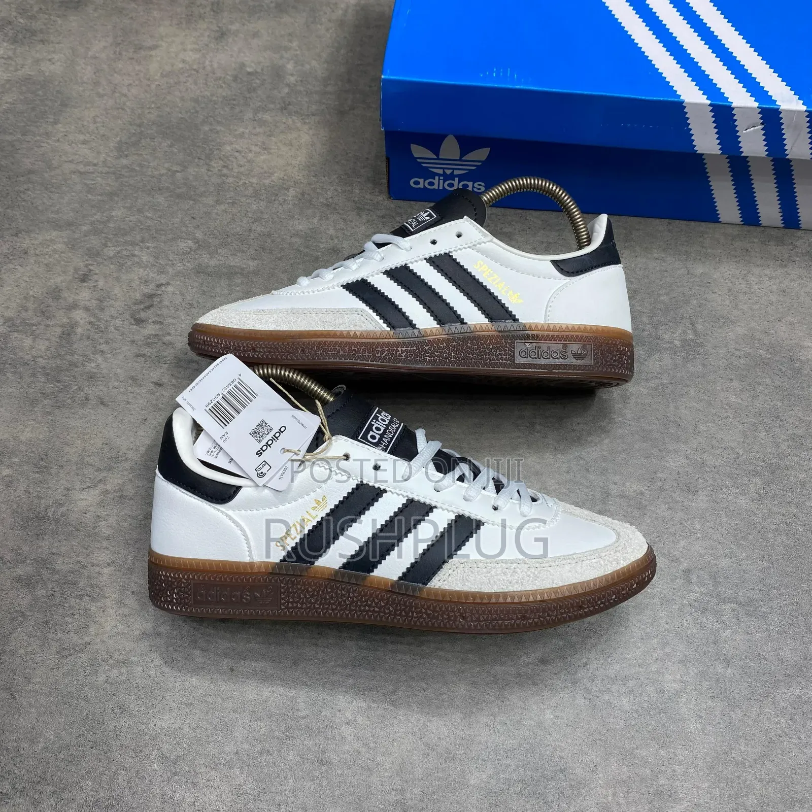 Adidas Handball Spezial White Black Gum Sneakers