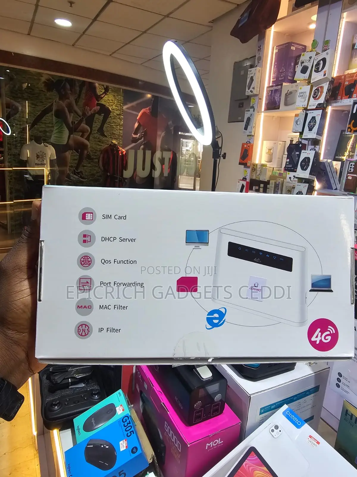 Universal 4glte Router 5,000mah Inbuilt Rechargeable Battery