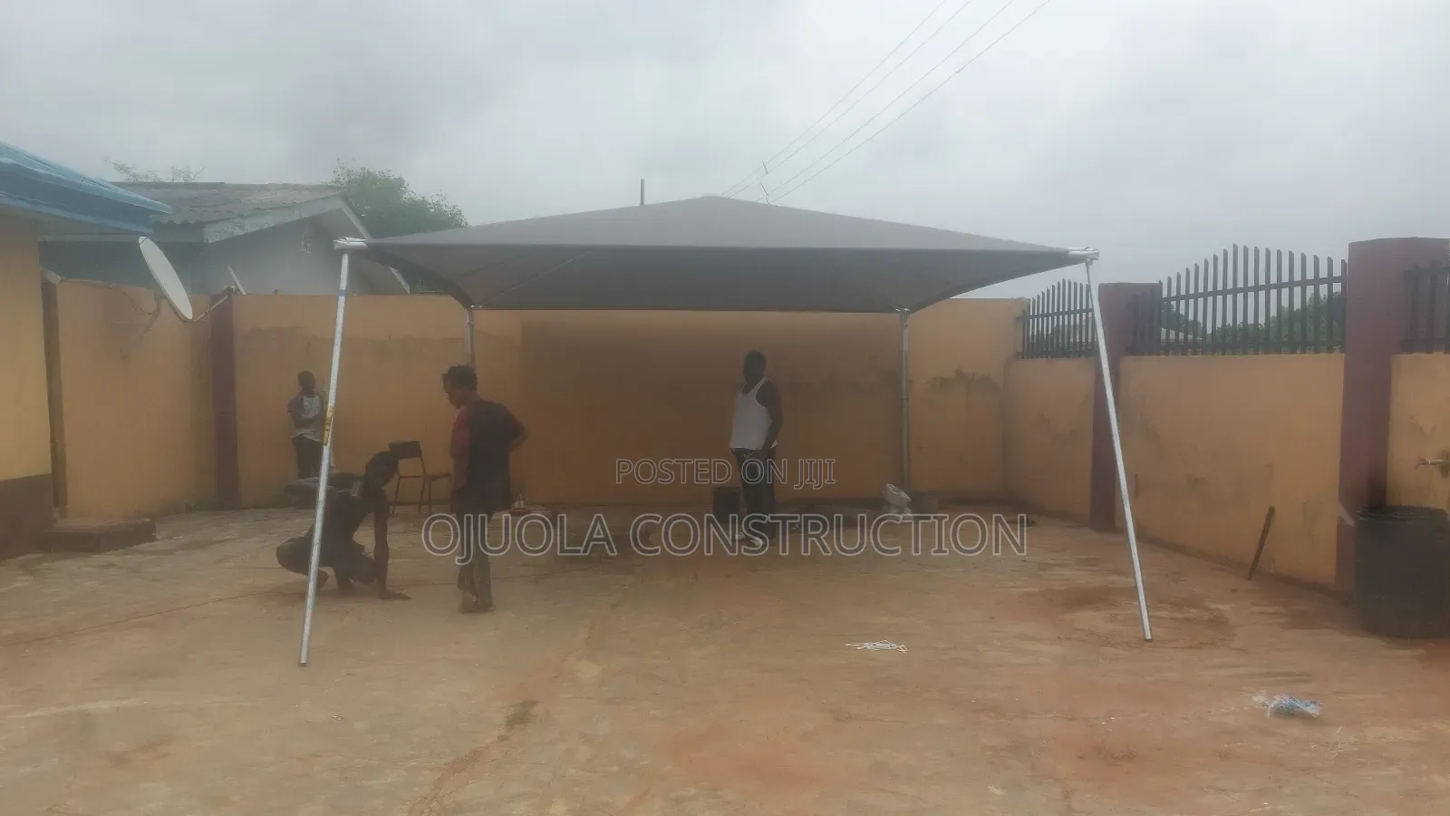 5m by 5m Carport for Two Cars