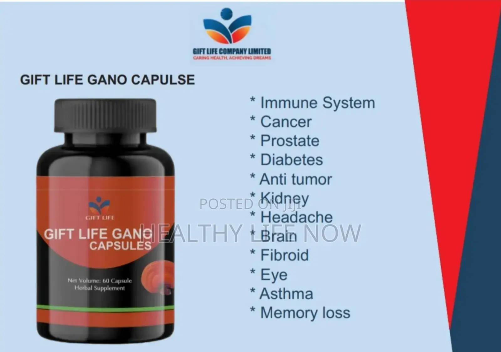 Gano Capsule Available From Gift Life Company
