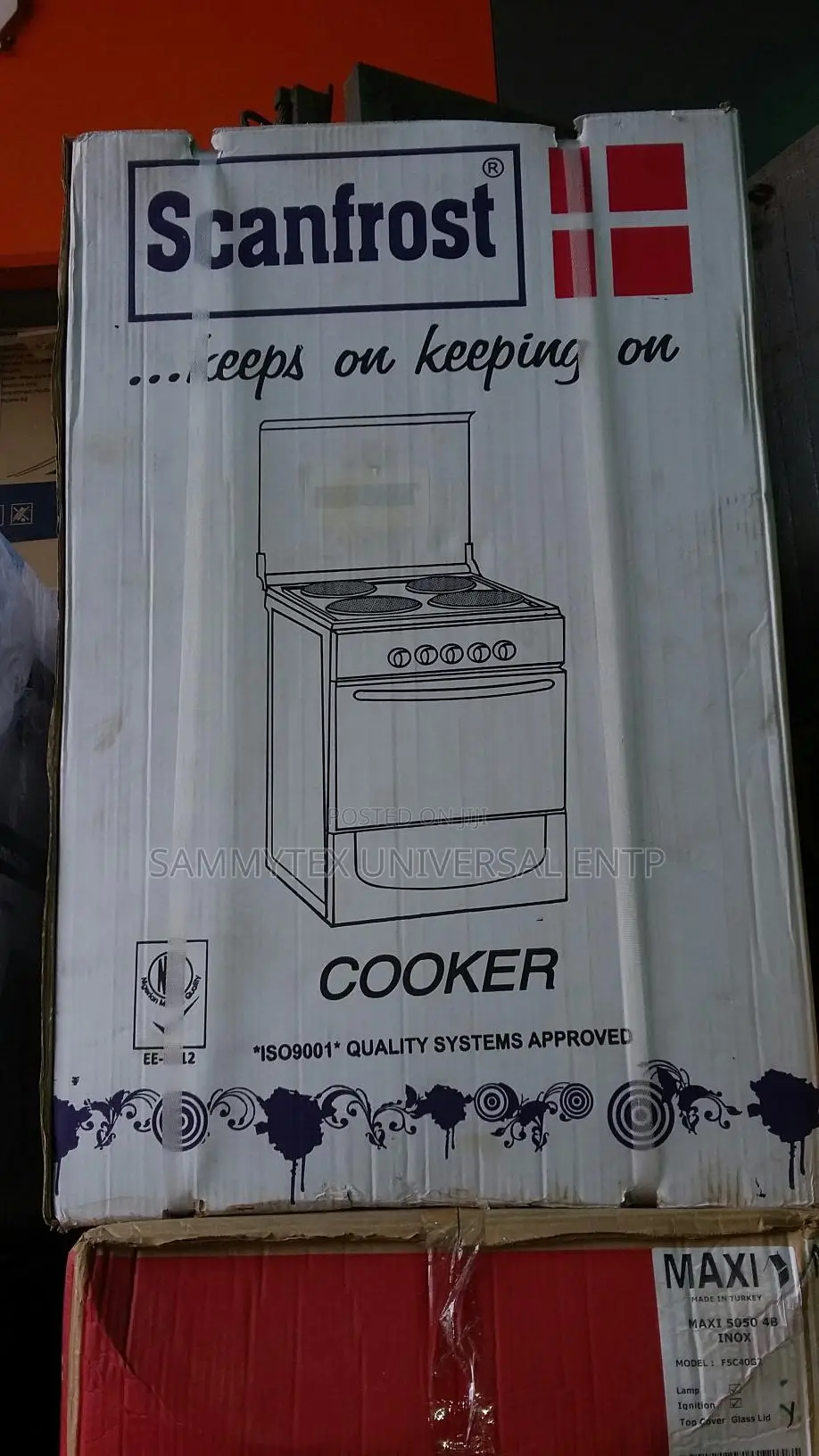 Original Scanfroost 4burner Gas Cooker With 2years Warranty