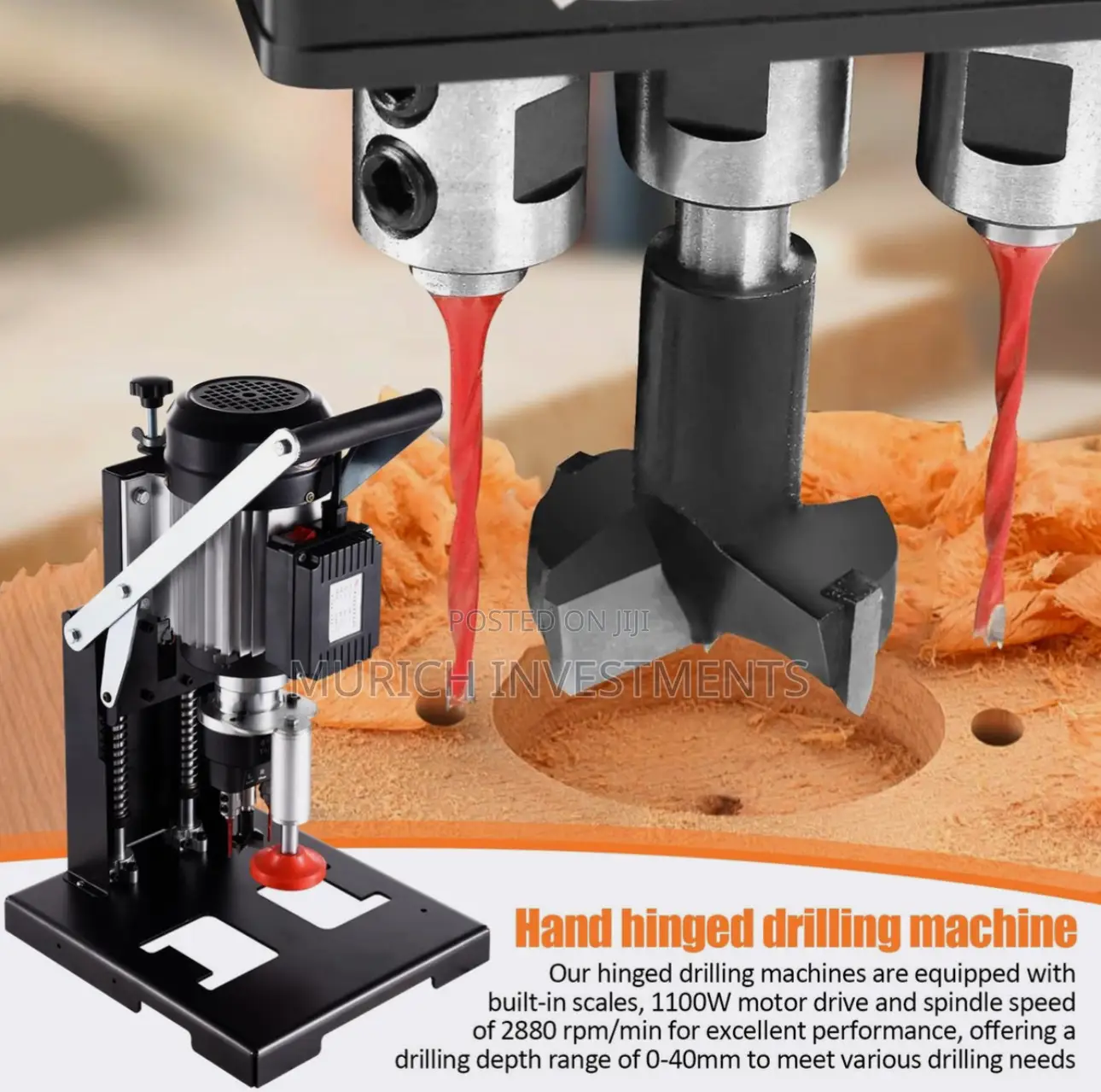 Woodworking Hinge Drilling Hole Machine - Wood Hinge Puncher