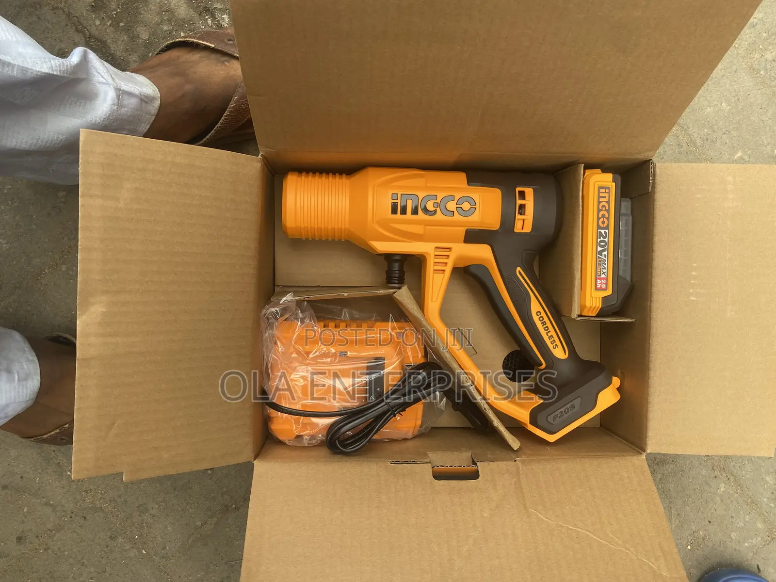 Ingco 20v Cordless Pressure Washer