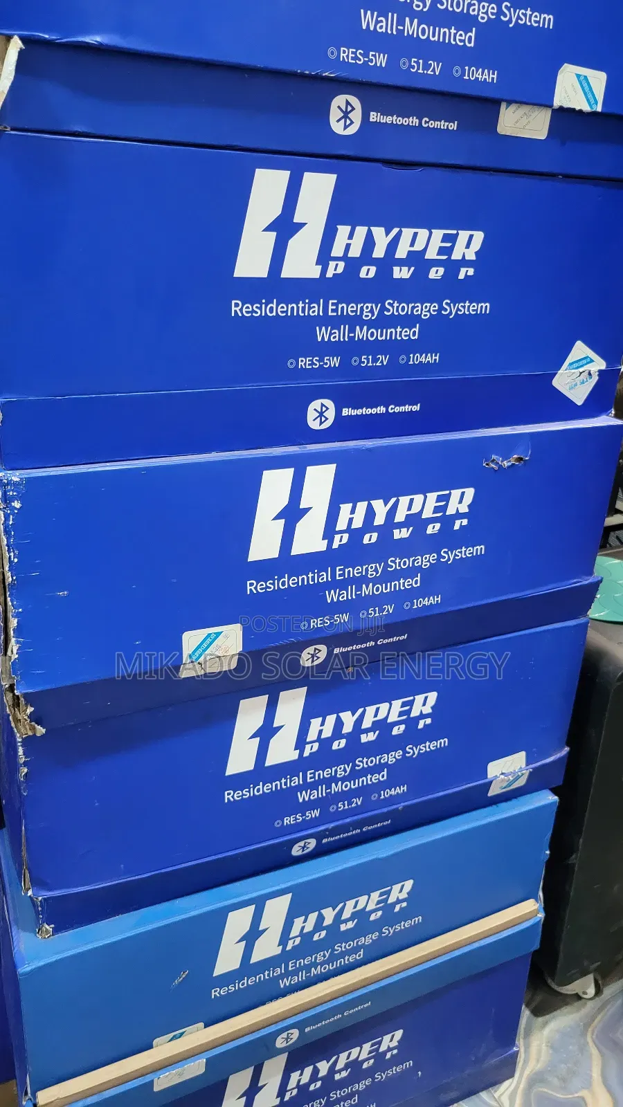 5kwh 51.2v Hyper Power Wall Mounted With Remote Control