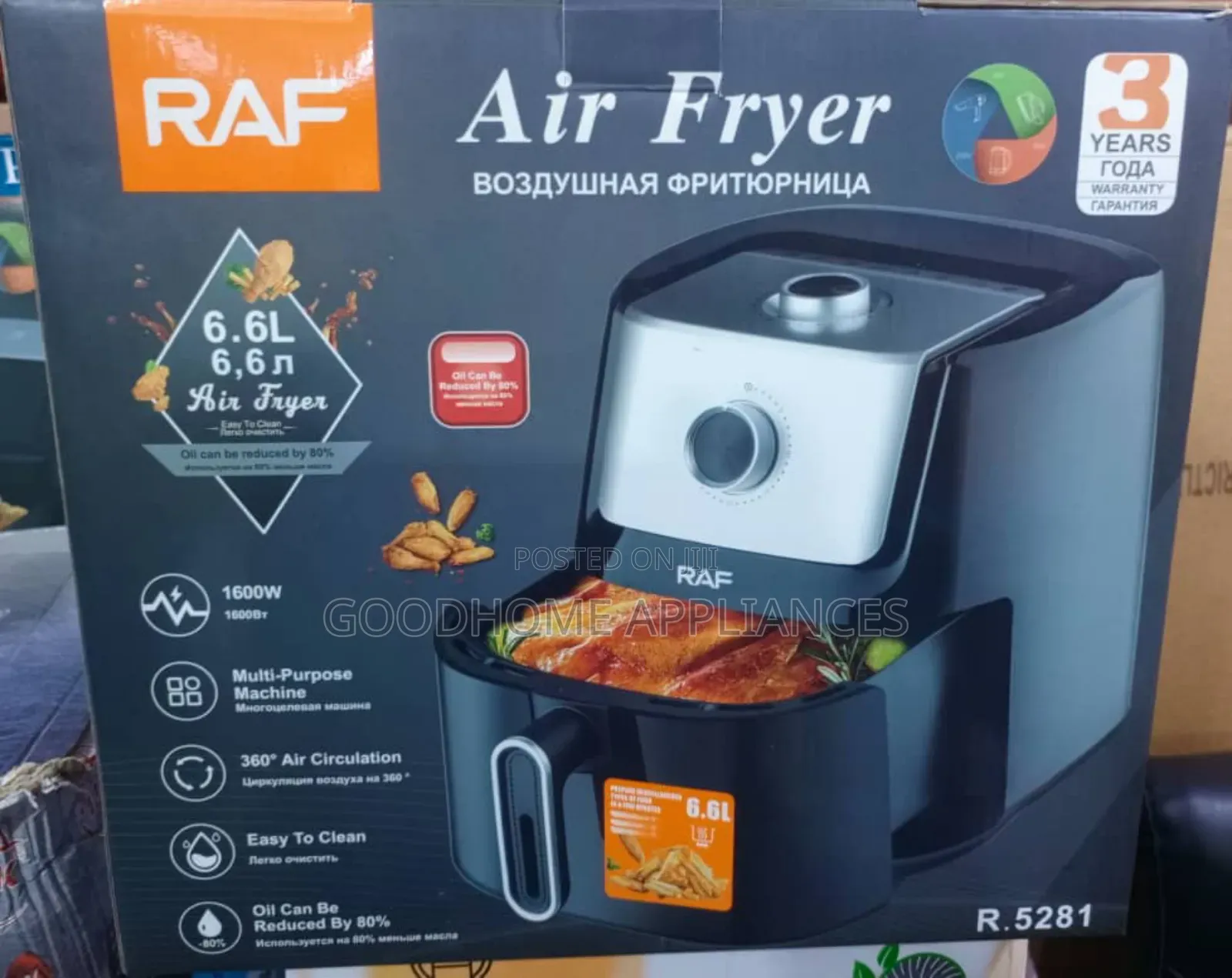 Raf 6.6l Air Fryer