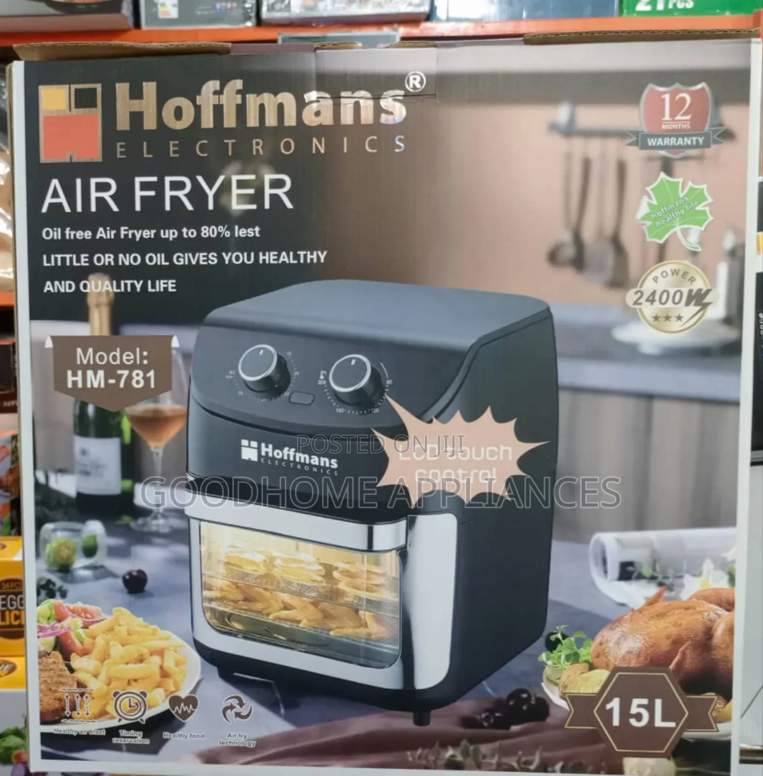 Hoffman's 15l LCD Touch Air Fryer