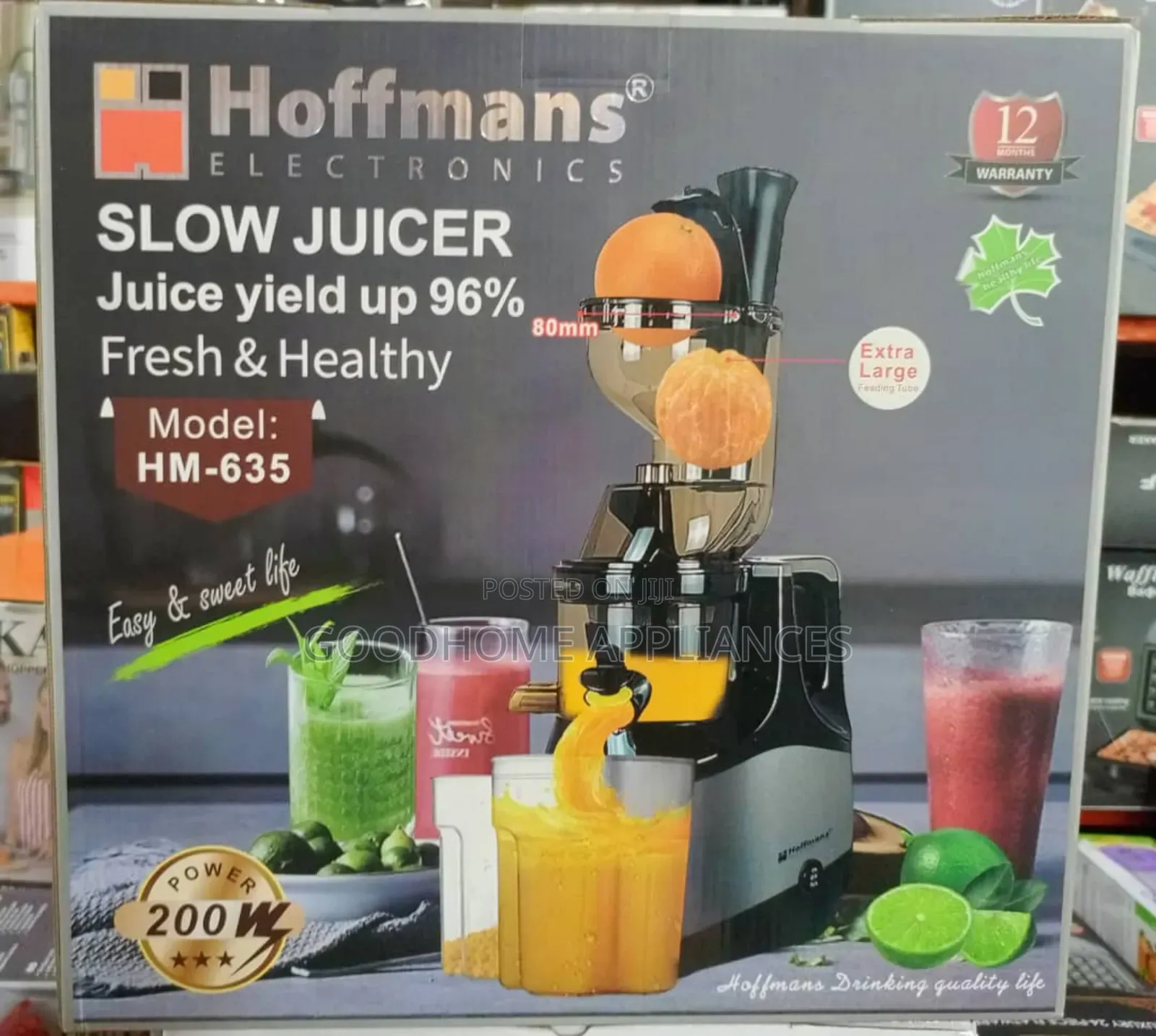 Hoffman's Slow Juicer 200w