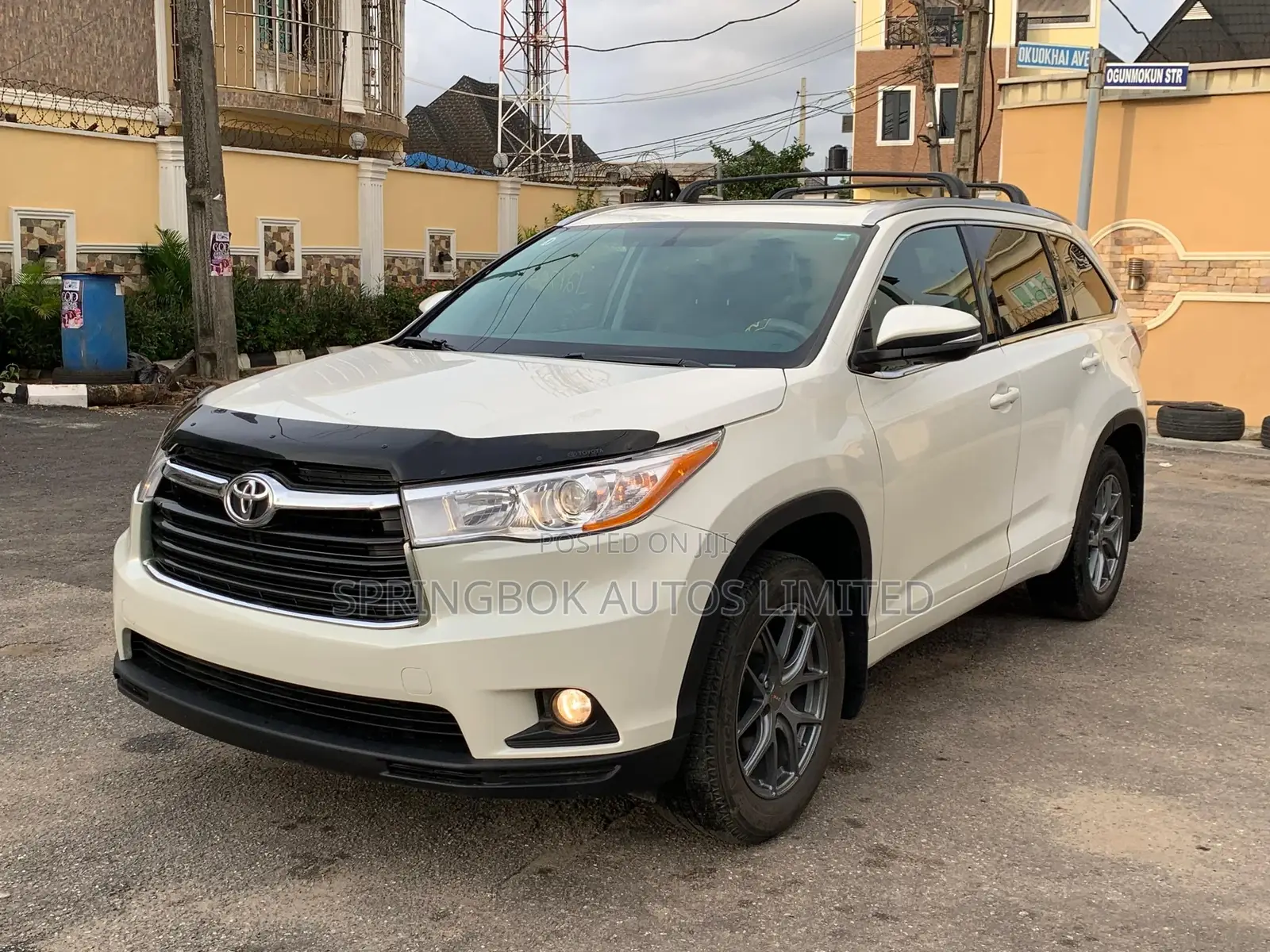 Toyota Highlander Limited 4x4 V6 (3.5L 6cyl 8A) 2017 White