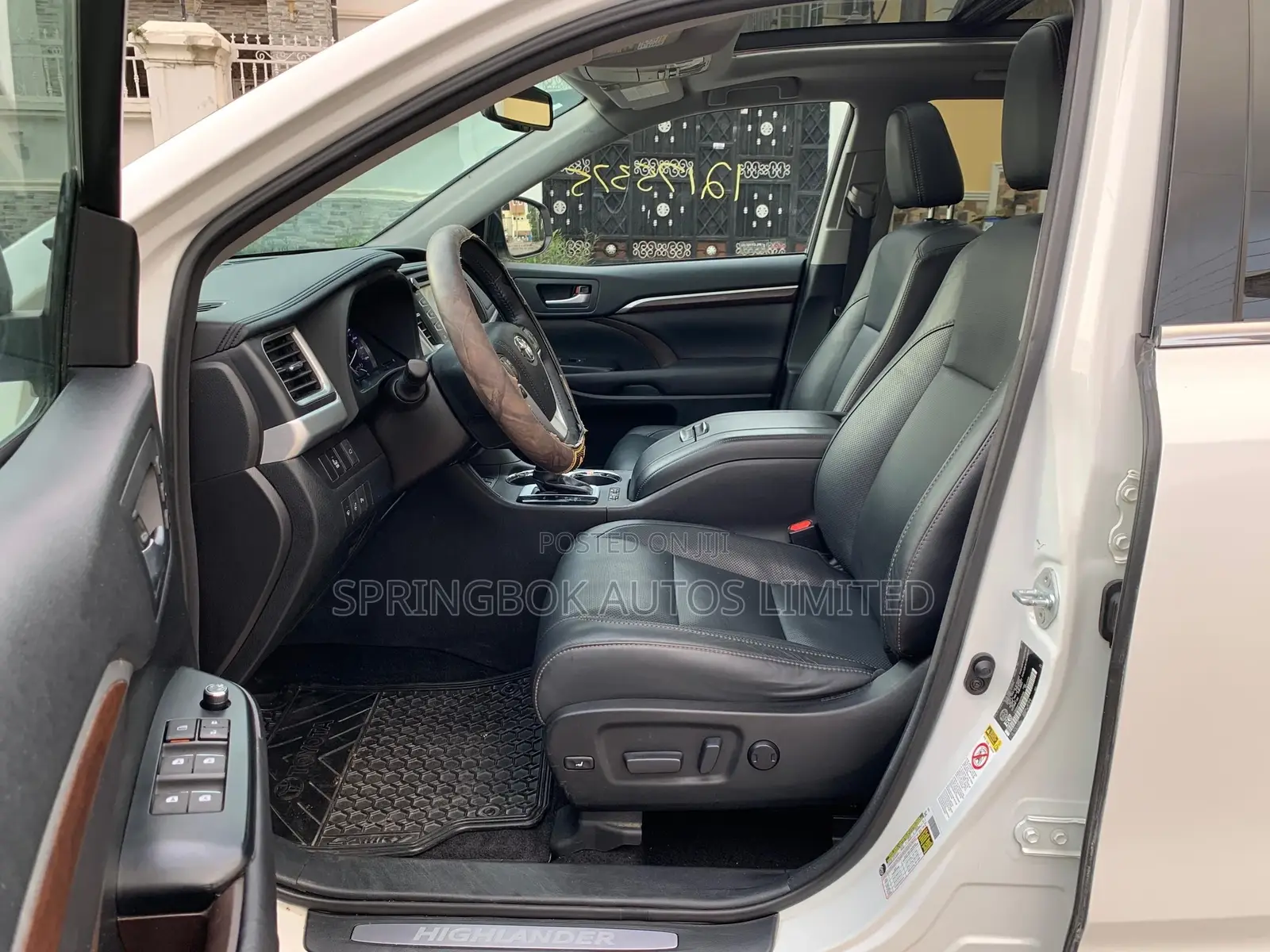 Toyota Highlander Limited 4x4 V6 (3.5L 6cyl 8A) 2017 White