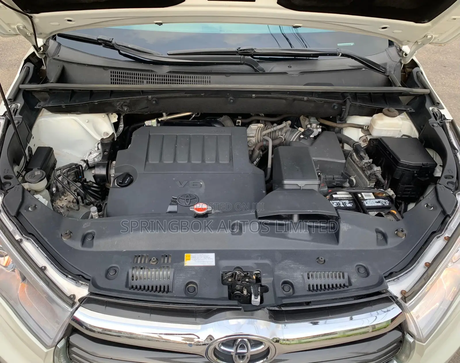 Toyota Highlander Limited 4x4 V6 (3.5L 6cyl 8A) 2017 White