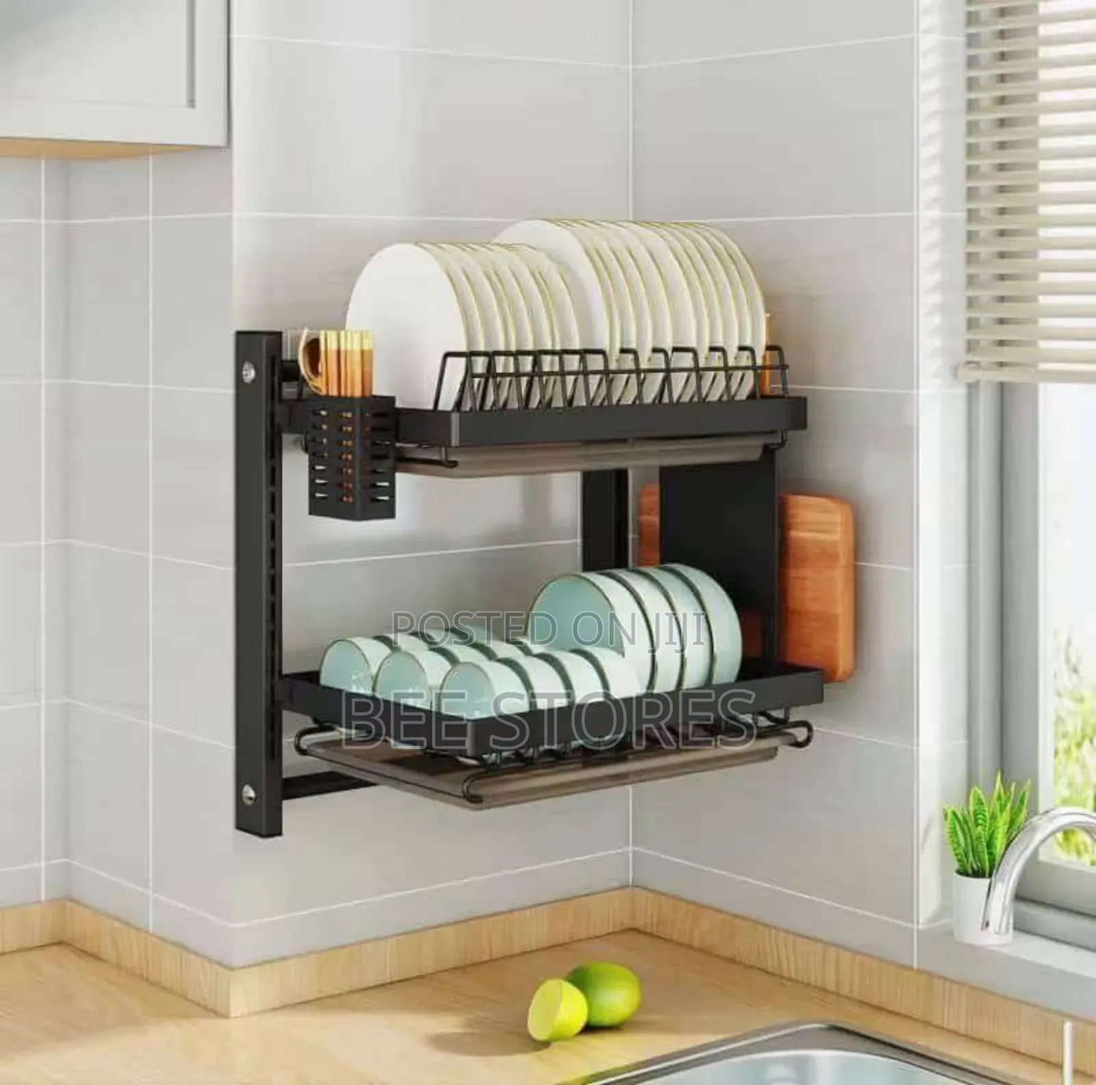 Qaulity Wall Mounted Plate Rack 
2 Layers
