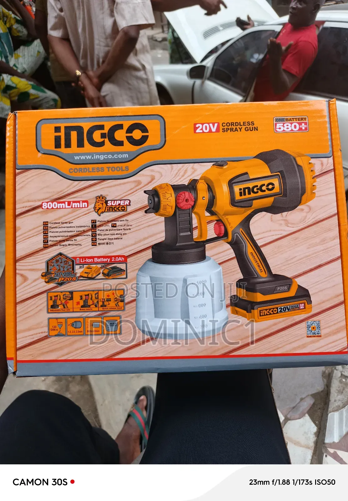 Ingco Cordless Spray Gun