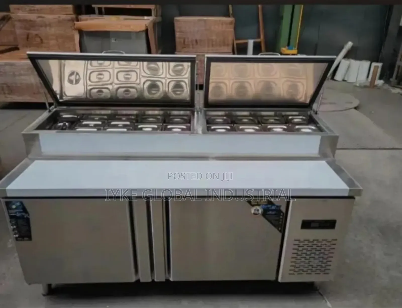 Salad Bar With Under Bar Chiller