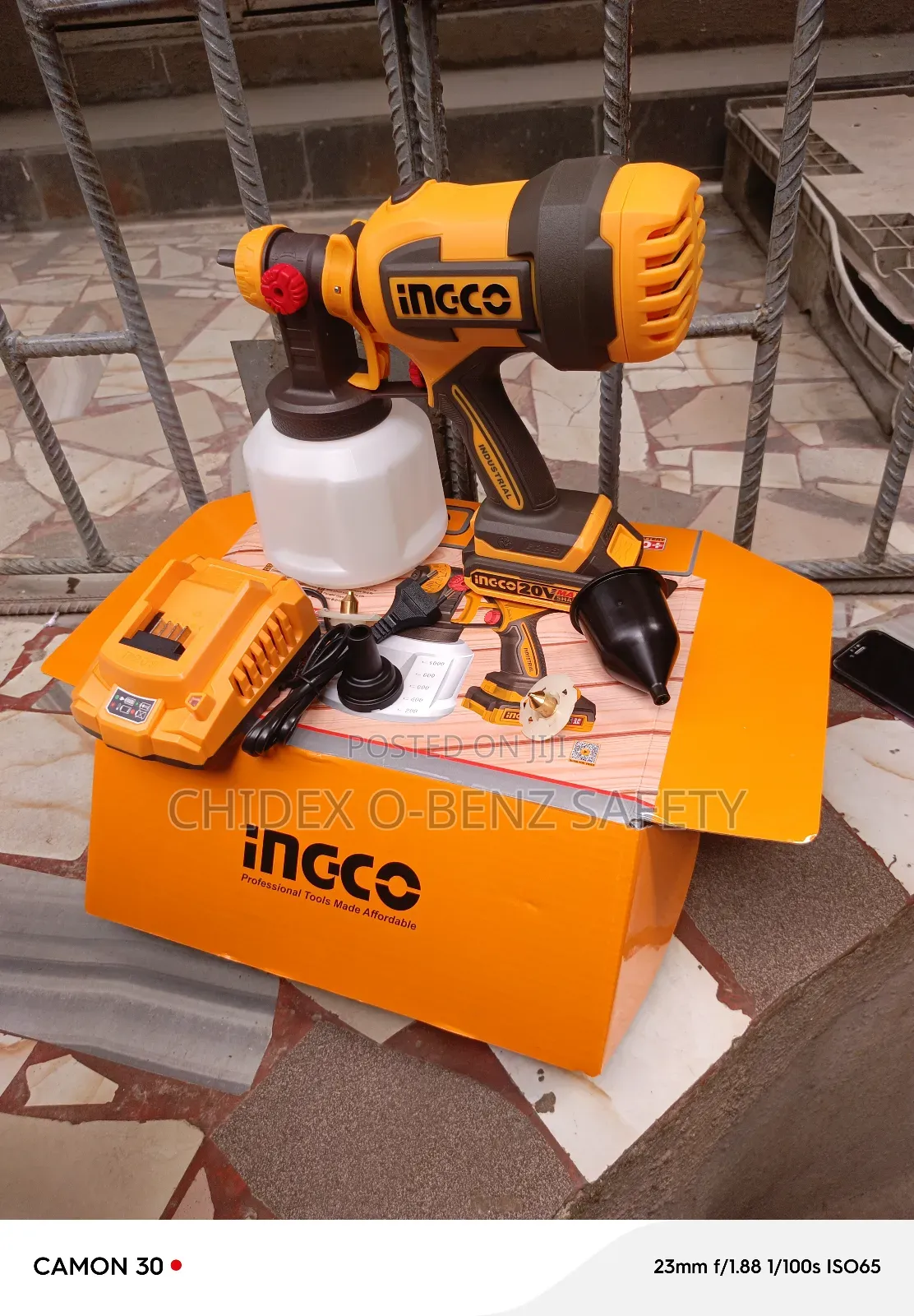 20v Cordless Incco Spray Gun