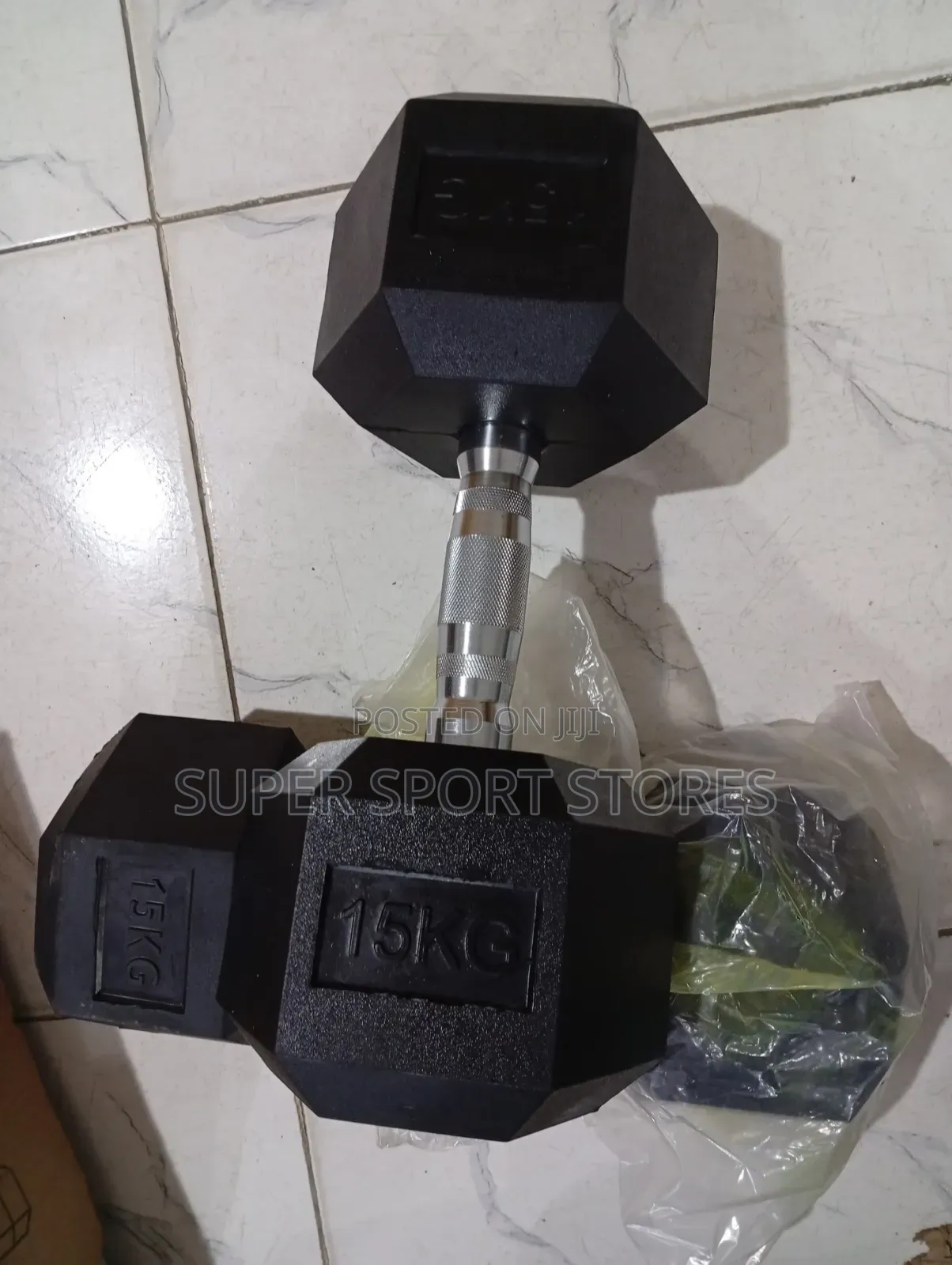 15kg Hexagon Dumbbell