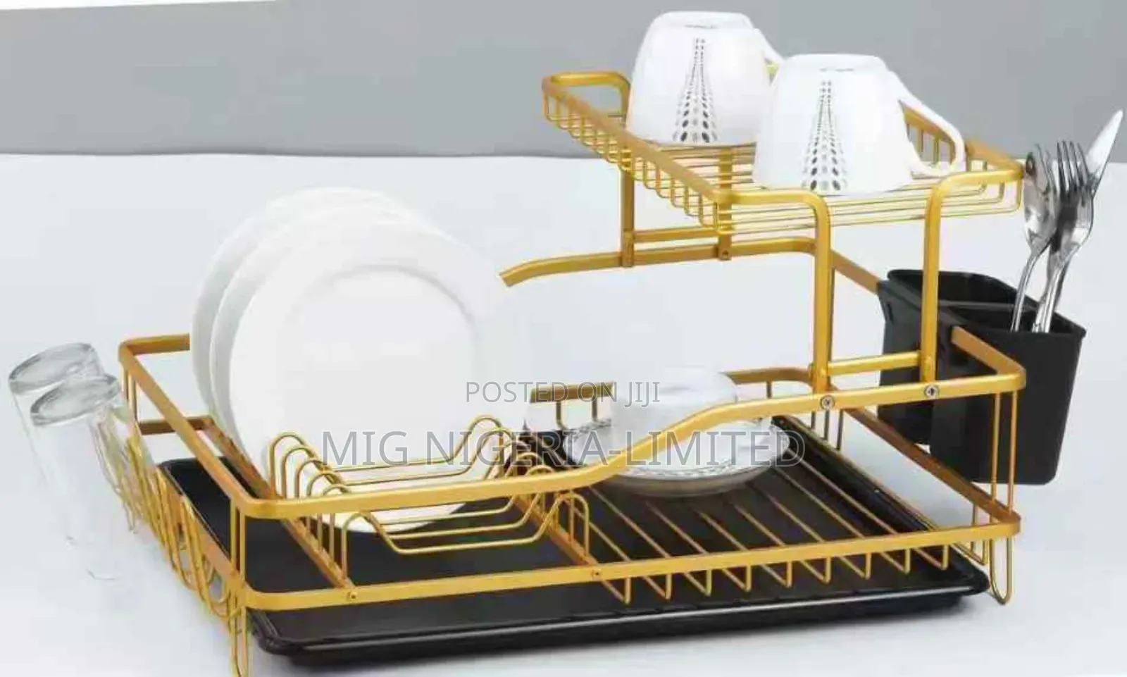 Stainless Steel Multi Dish Rack Drainer and Utensils Rack
