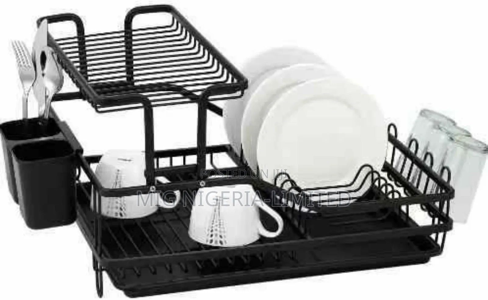 Stainless Steel Multi Dish Rack Drainer and Utensils Rack