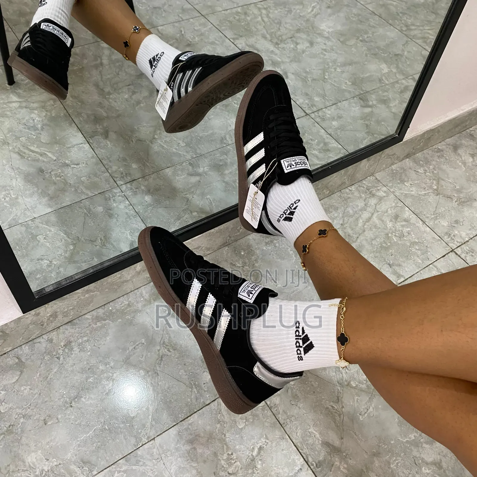 Adidas Handball Spezial Black White Sneakers