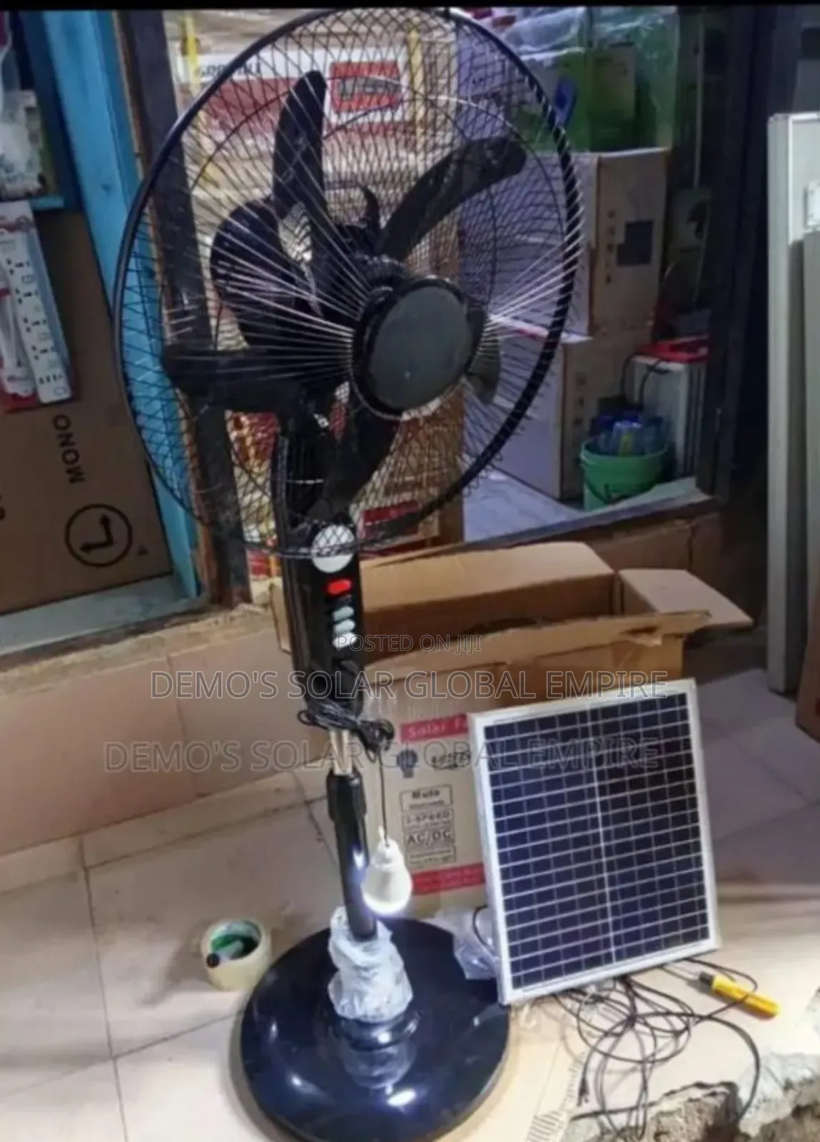 Solar Fans Dc/ Ac Standing Fan