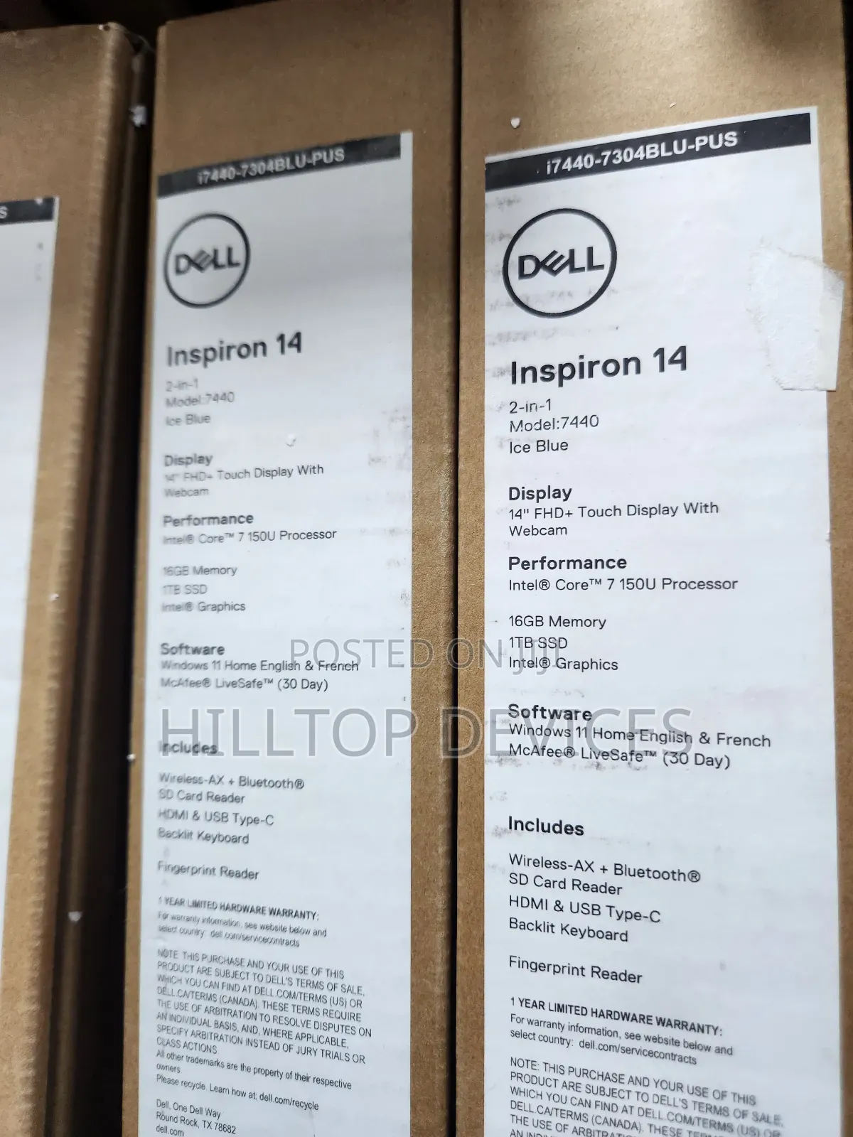 New Laptop Dell Inspiron 14 16GB Intel Core I7 SSD 1T