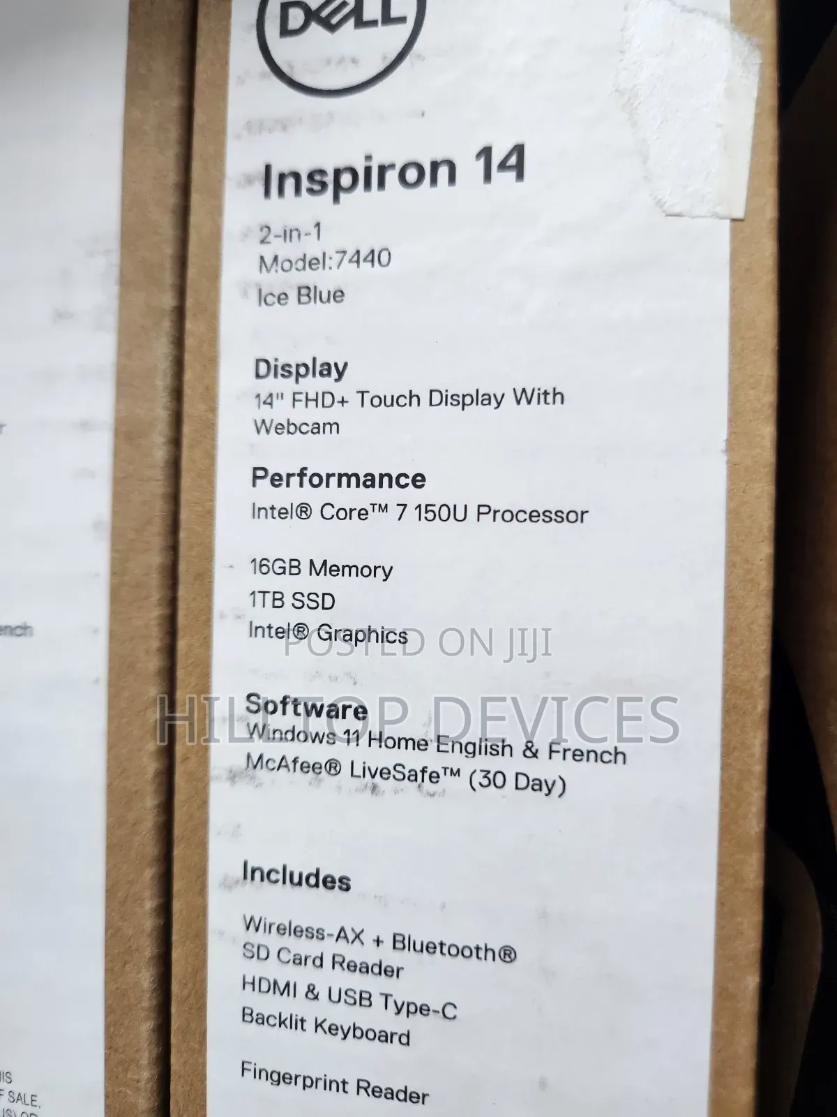 New Laptop Dell Inspiron 14 16GB Intel Core I7 SSD 1T