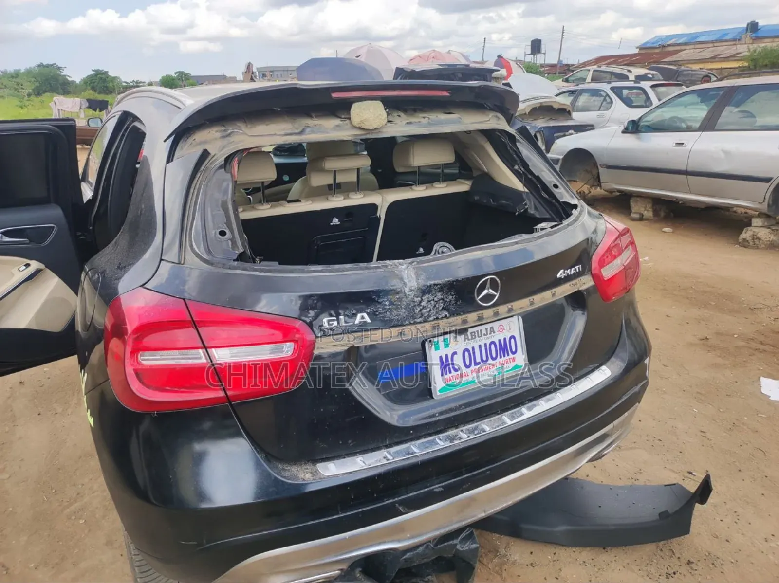 Gla250 Back Windscreen Glass Installation We Deliver