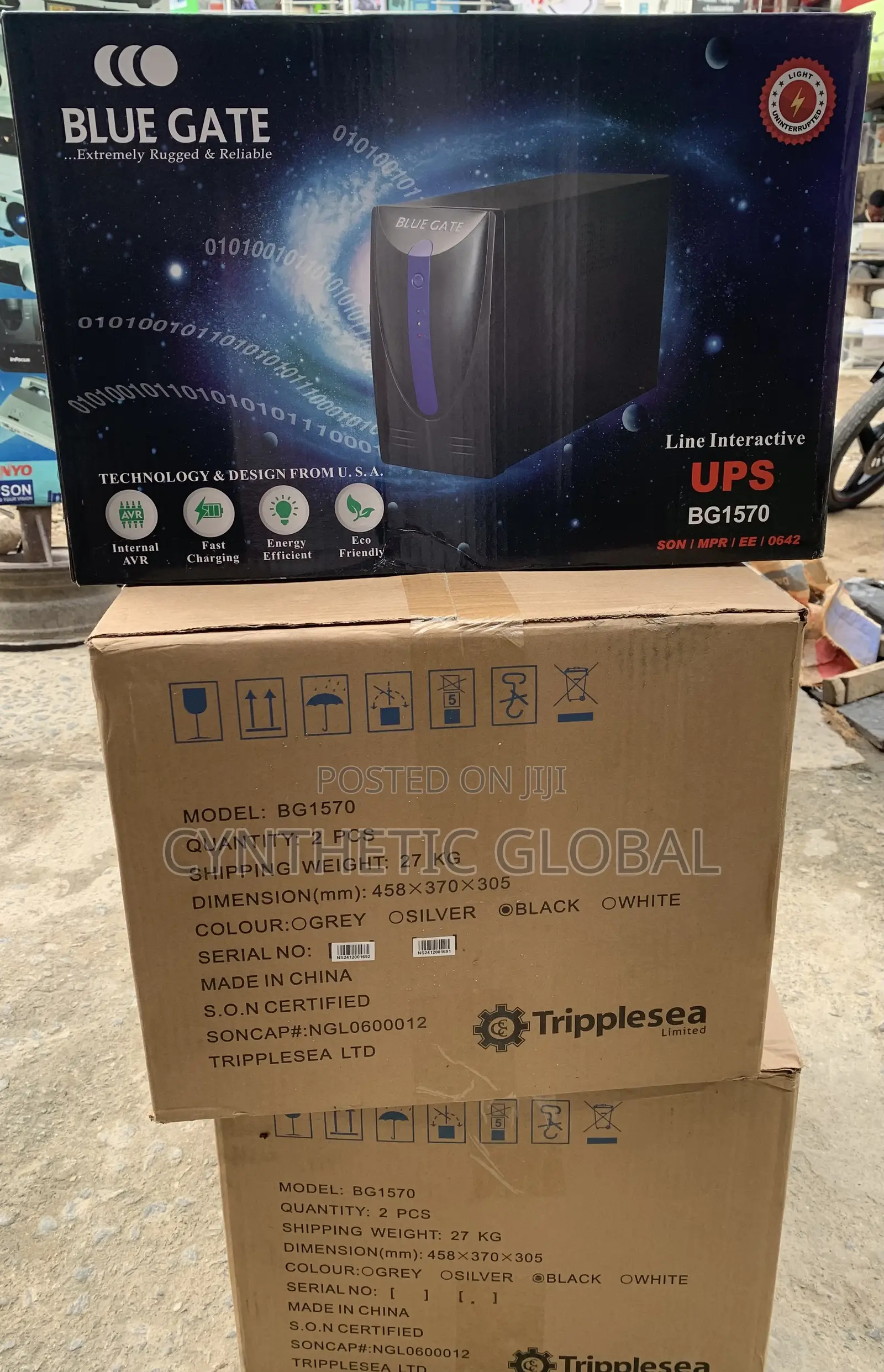Blue Gate Metal Body 1.5 Kva Ups