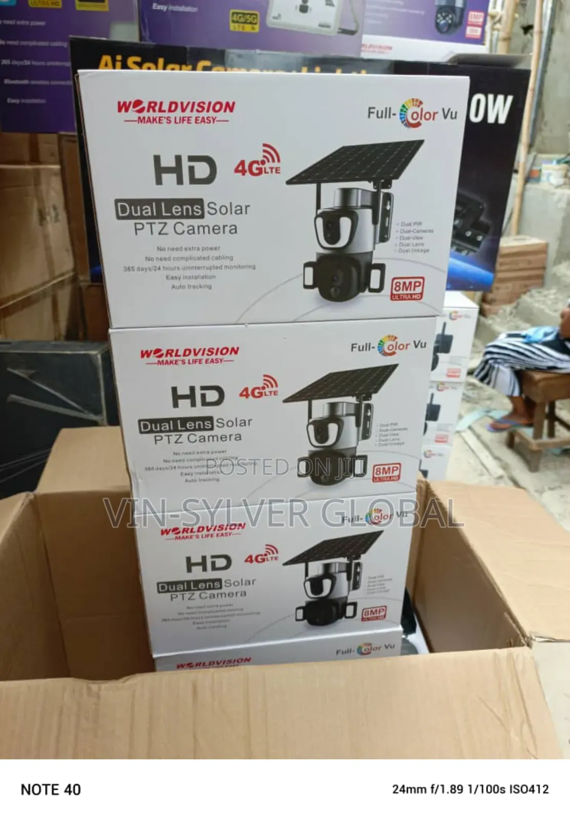 Solar-Powered CCTV Camera With Two Way Audio and Nightview